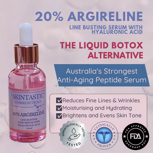 20 percent Argireline serum showcasing benefits for youthful skin, ideal for the best anti-aging serums Australia