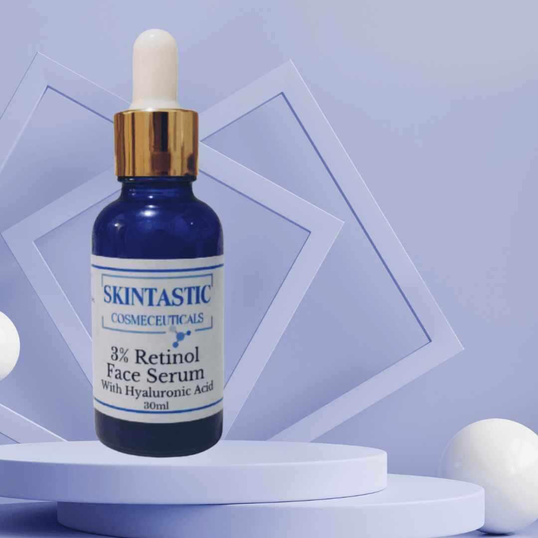 Skintastic 3% Retinol Face Serum with Hyaluronic Acid for a comparison of retinol vs other anti-aging serums