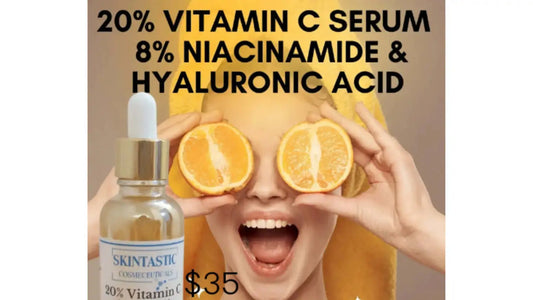 Fight Wrinkles and Brighten Your Complexion with Skintastic's 20% Vitamin C Face Serum