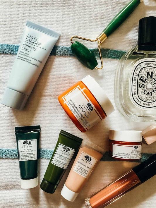 Collection of skincare products with proven skin confidence tips for healthy, glowing skin