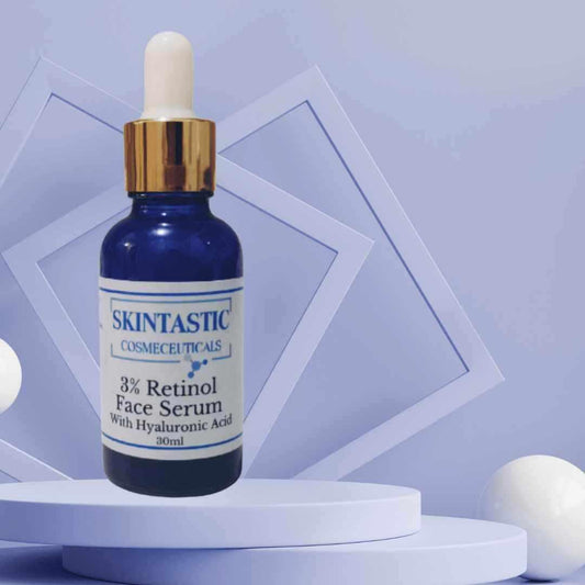 Skintastic 3% Retinol Face Serum with Hyaluronic Acid for a comparison of retinol vs other anti-aging serums
