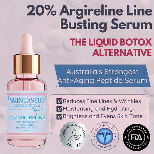 20% Argireline Line Busting Face Serum With Hyaluronic Acid 30ml