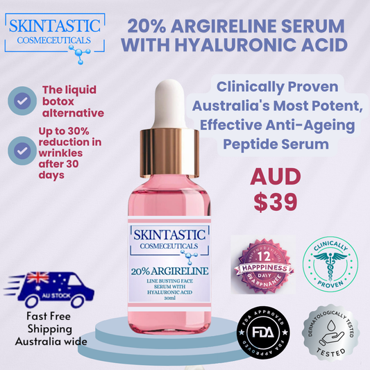 20% Argireline with Hyaluronicic Acid Anti Wrinkle Serum 30ml