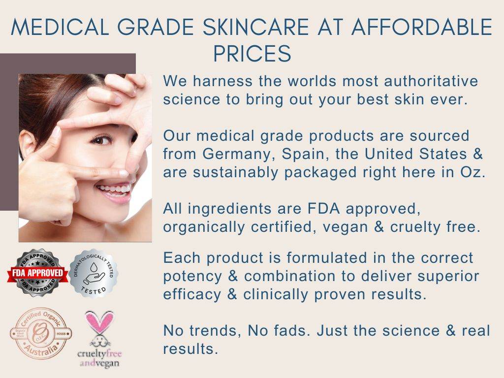 Australias Best Anti ageing Peptide Serum Skintastics 20% Argireline Line Busting Serum with Hyaluronic Acid, woman smiling happy with the clinically proven results of Skintastic Products Australia