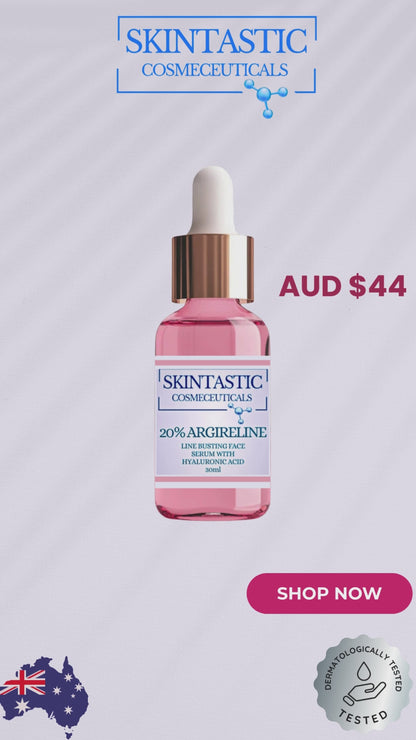 Skintastic 20% Argireline Anti-Aging Serum with Hyaluronic Acid